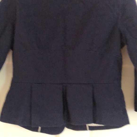 Anthropologie Navy Idra Jacket Size 6 - Picture 3 of 3